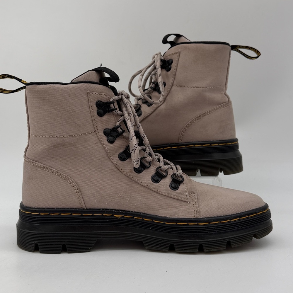 Dr. Martens Combs Poly Twill Boot Women's Size 7.0 Vintage Taupe